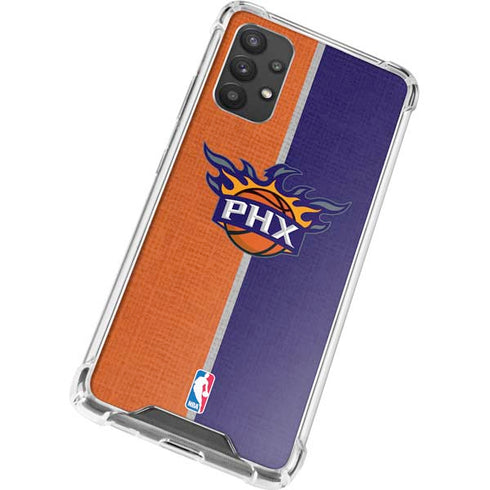 NBA Phoenix Suns Canvas Galaxy A32 5G Clear Case