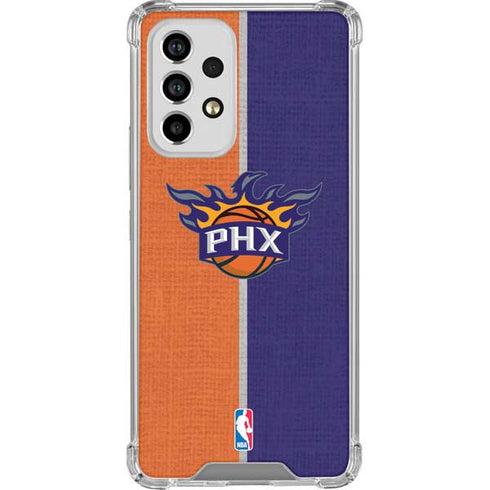 NBA Phoenix Suns Canvas Galaxy A53 5G Clear Case
