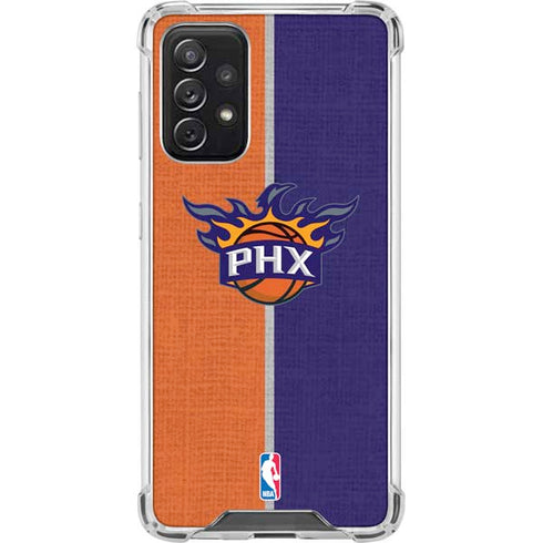 NBA Phoenix Suns Canvas Galaxy A72 5G Clear Case