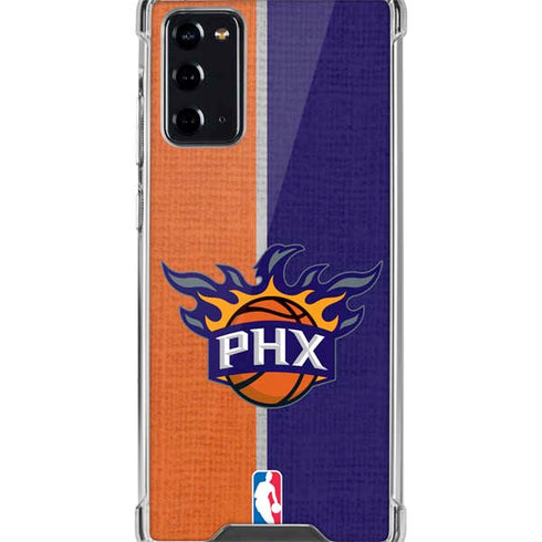 NBA Phoenix Suns Canvas Galaxy Note20 5G Clear Case