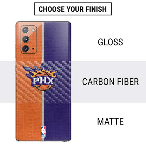 NBA Phoenix Suns Canvas Galaxy Note20 5G Skin