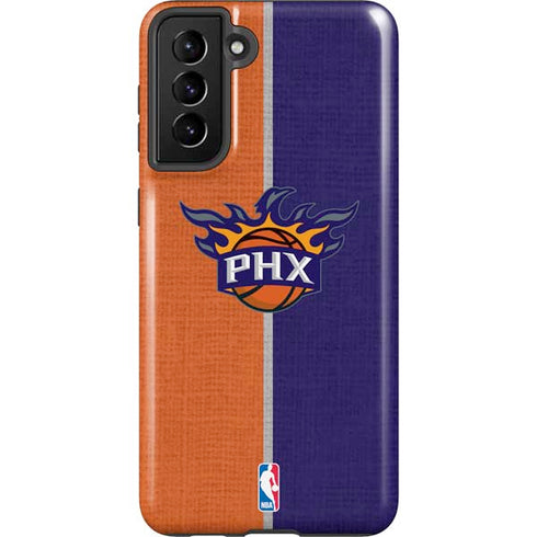 NBA Phoenix Suns Canvas Galaxy S21 FE Pro Case