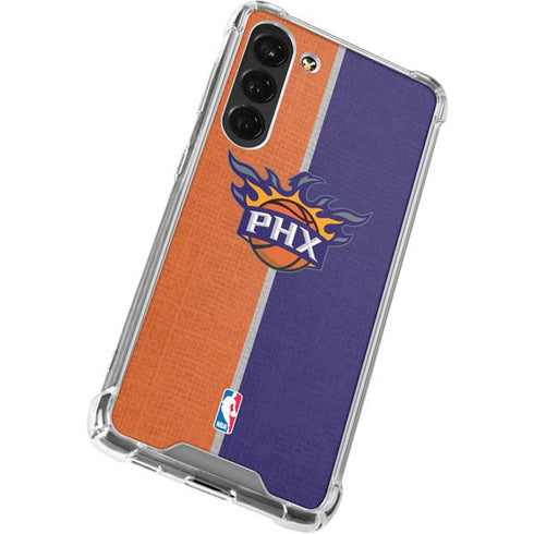 NBA Phoenix Suns Canvas Galaxy S23 Plus Clear Case