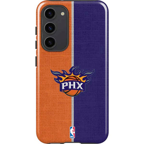 NBA Phoenix Suns Canvas Galaxy S23 Plus Pro Case