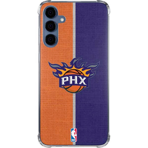 NBA Phoenix Suns Canvas Galaxy S24 Clear Case