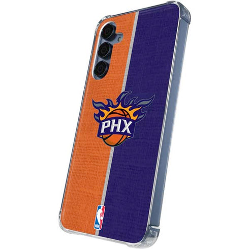 NBA Phoenix Suns Canvas Galaxy S24 Clear Case