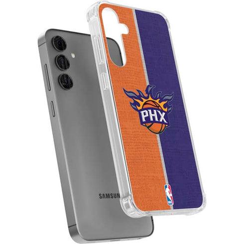 NBA Phoenix Suns Canvas Galaxy S24 Plus Clear Case