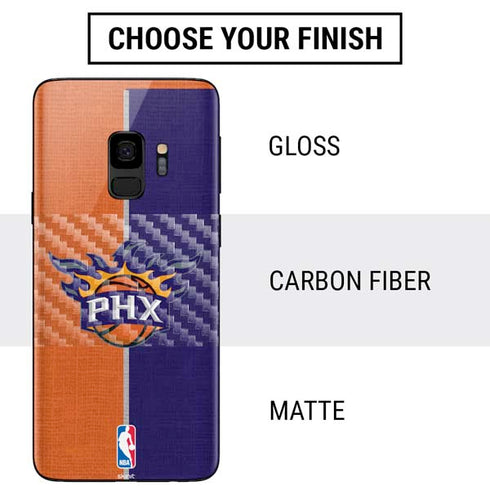 NBA Phoenix Suns Canvas Galaxy S9 Skin