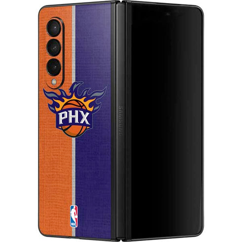NBA Phoenix Suns Canvas Galaxy Z Fold3 5G Skin