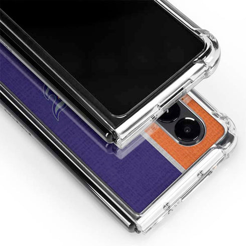 NBA Phoenix Suns Canvas Galaxy Z Fold4 5G Clear Case