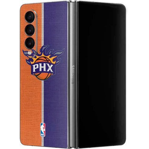 NBA Phoenix Suns Canvas Galaxy Z Fold4 5G Skin