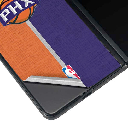 NBA Phoenix Suns Canvas Galaxy Z Fold4 5G Skin