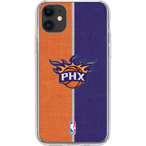 NBA Phoenix Suns Canvas iPhone 11 Clear Case