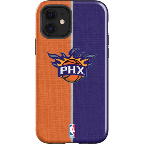 NBA Phoenix Suns Canvas iPhone 12 Impact Case