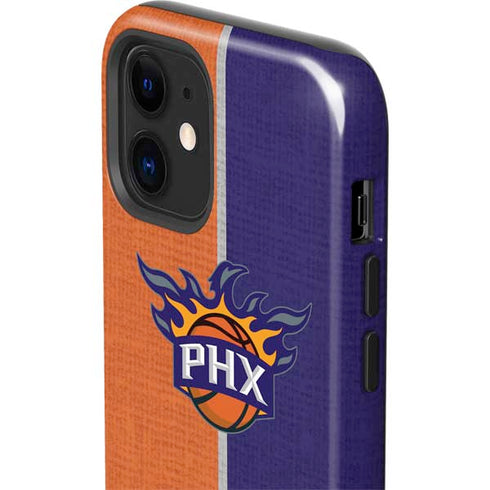 NBA Phoenix Suns Canvas iPhone 12 Impact Case