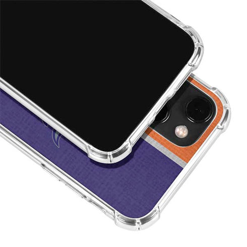 NBA Phoenix Suns Canvas iPhone 14 Clear Case