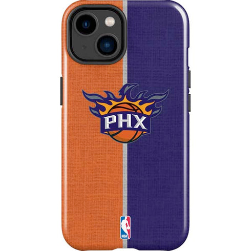 NBA Phoenix Suns Canvas iPhone 14 Plus Impact Case