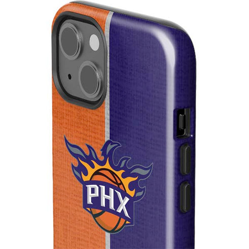 NBA Phoenix Suns Canvas iPhone 15 Impact Case