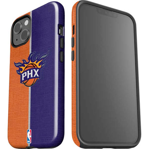 NBA Phoenix Suns Canvas iPhone 15 Impact Case