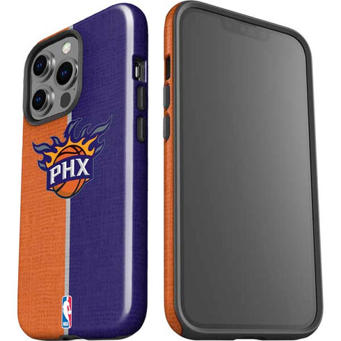NBA Phoenix Suns Canvas iPhone 15 Pro Impact Case