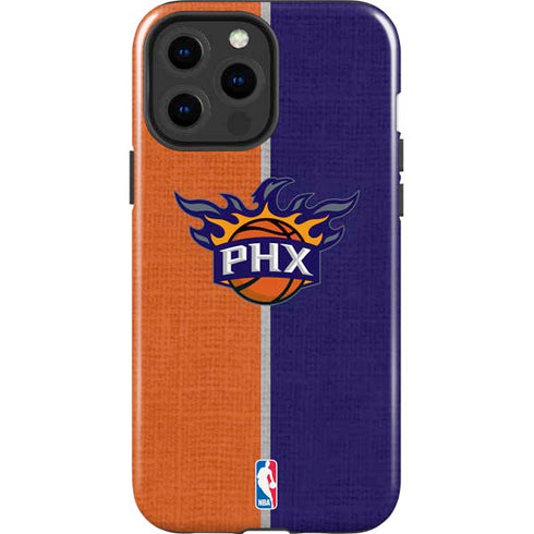 NBA Phoenix Suns Canvas iPhone 15 Pro Max Impact Case