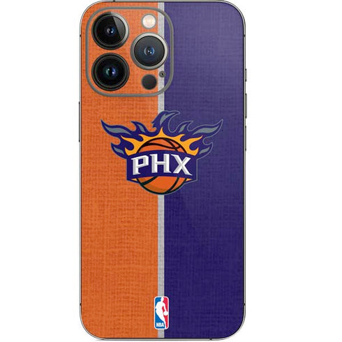 NBA Phoenix Suns Canvas iPhone 14 Pro Skin