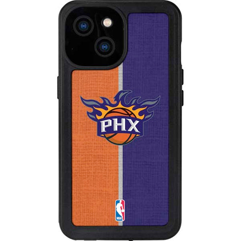 NBA Phoenix Suns Canvas iPhone 15 Waterproof Case