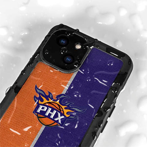 NBA Phoenix Suns Canvas iPhone 15 Waterproof Case