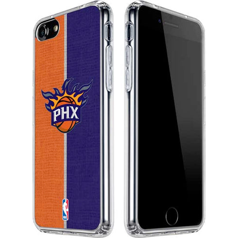 NBA Phoenix Suns Canvas iPhone SE (2nd & 3rd Gen) Clear Case