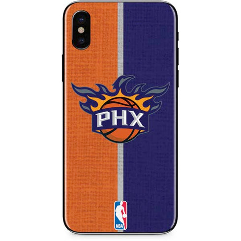 NBA Phoenix Suns Canvas iPhone XS Skin