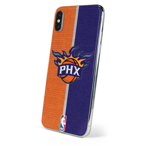 NBA Phoenix Suns Canvas iPhone XS Skin