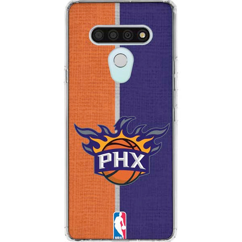 NBA Phoenix Suns Canvas LG Stylo 6 Clear Case