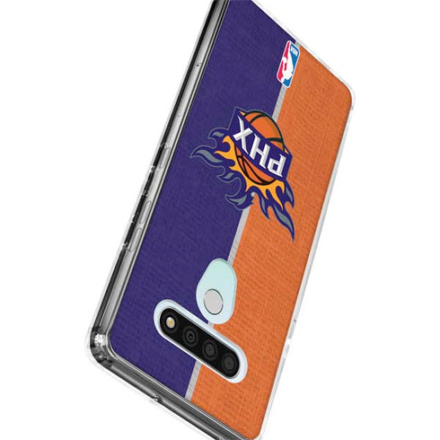 NBA Phoenix Suns Canvas LG Stylo 6 Clear Case