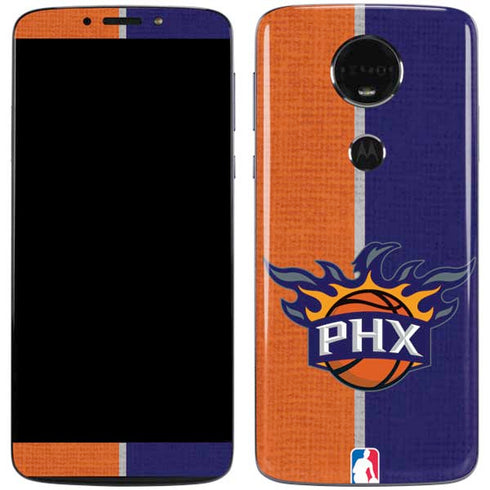 NBA Phoenix Suns Canvas Moto E5 Plus Skin
