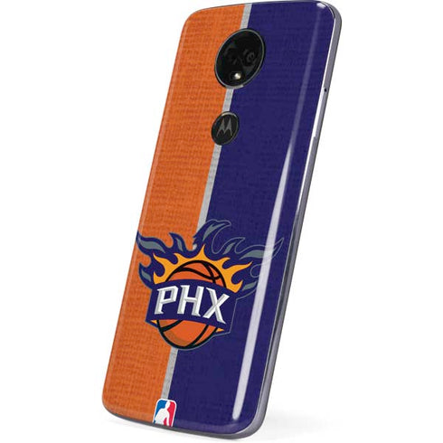 NBA Phoenix Suns Canvas Moto E5 Plus Skin