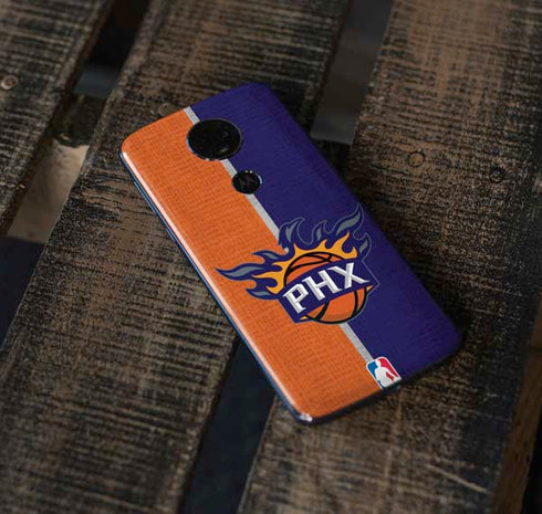 NBA Phoenix Suns Canvas Moto E5 Plus Skin
