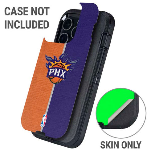 NBA Phoenix Suns Canvas Otterbox Defender iPhone Skin