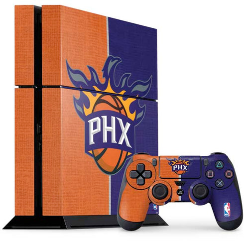 NBA Phoenix Suns Canvas PS4 Console and Controller Bundle Skin
