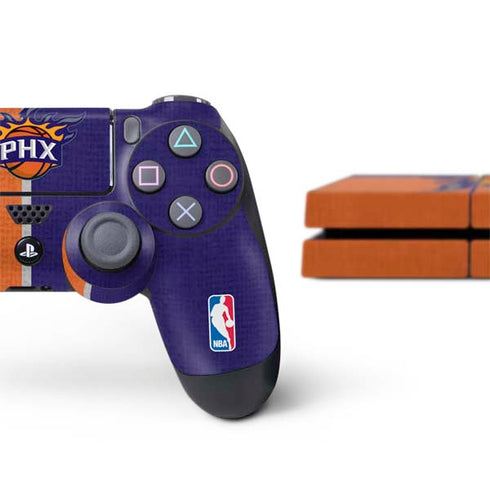 NBA Phoenix Suns Canvas PS4 Console and Controller Bundle Skin