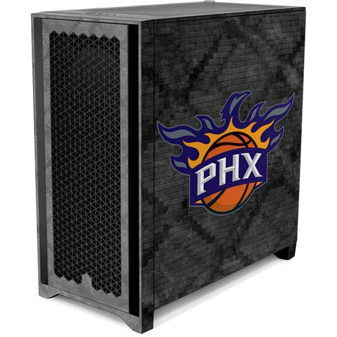 NBA Phoenix Suns Dark Rust Corsair 4000D Tempered Glass Mid-Tower ATX Case Skin
