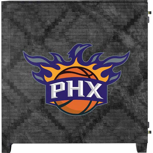 NBA Phoenix Suns Dark Rust Corsair 4000D Tempered Glass Mid-Tower ATX Case Skin