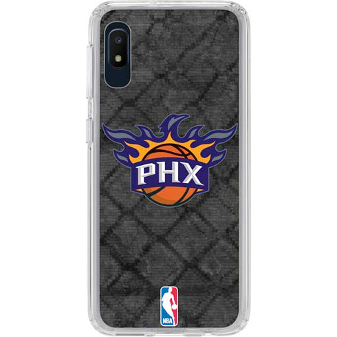 NBA Phoenix Suns Dark Rust Galaxy A10e Clear Case
