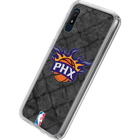 NBA Phoenix Suns Dark Rust Galaxy A10e Clear Case