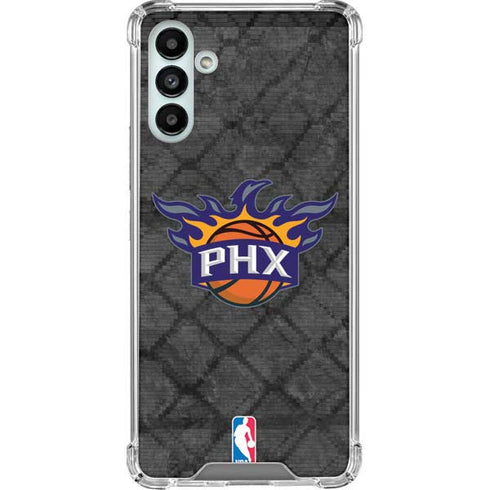 NBA Phoenix Suns Dark Rust Galaxy A13 5G Clear Case