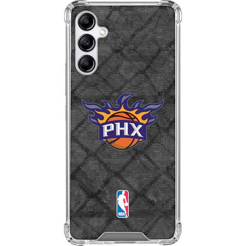 NBA Phoenix Suns Dark Rust Galaxy A15 5G Clear Case