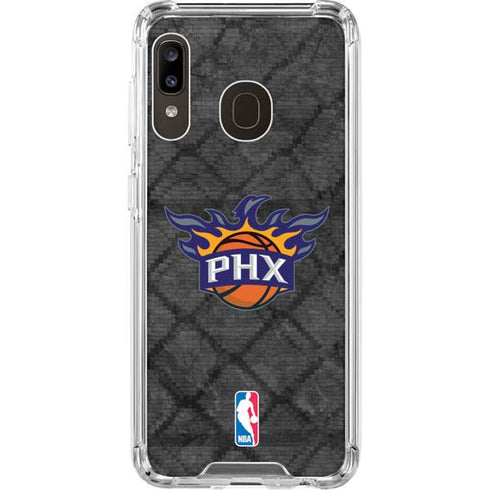 NBA Phoenix Suns Dark Rust Galaxy A30 Clear Case