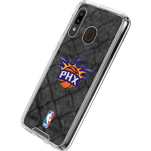 NBA Phoenix Suns Dark Rust Galaxy A30 Clear Case