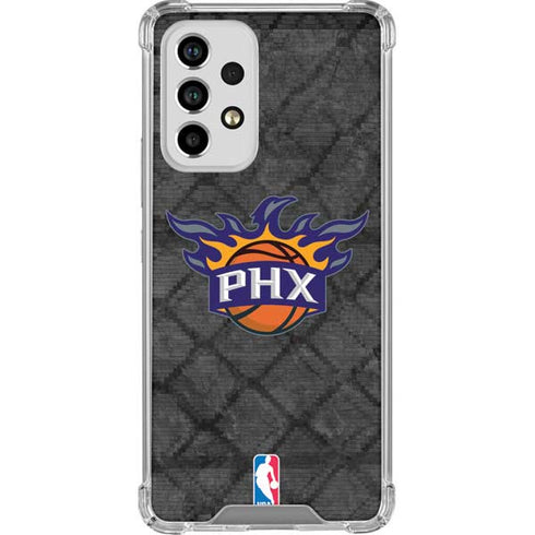 NBA Phoenix Suns Dark Rust Galaxy A33 5G Clear Case