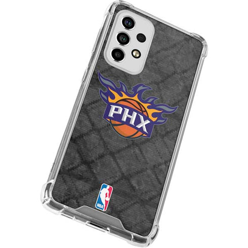 NBA Phoenix Suns Dark Rust Galaxy A33 5G Clear Case