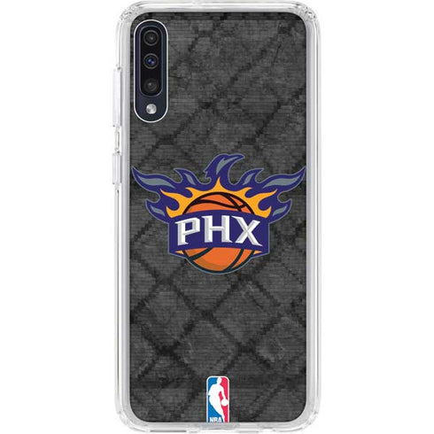 NBA Phoenix Suns Dark Rust Galaxy A50 Clear Case